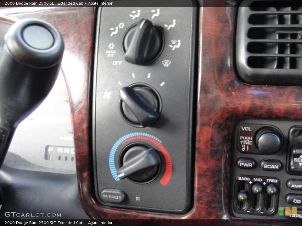 Agate Interior Controls for the 2000 Dodge Ram 2500 SLT Extended Cab #45565077