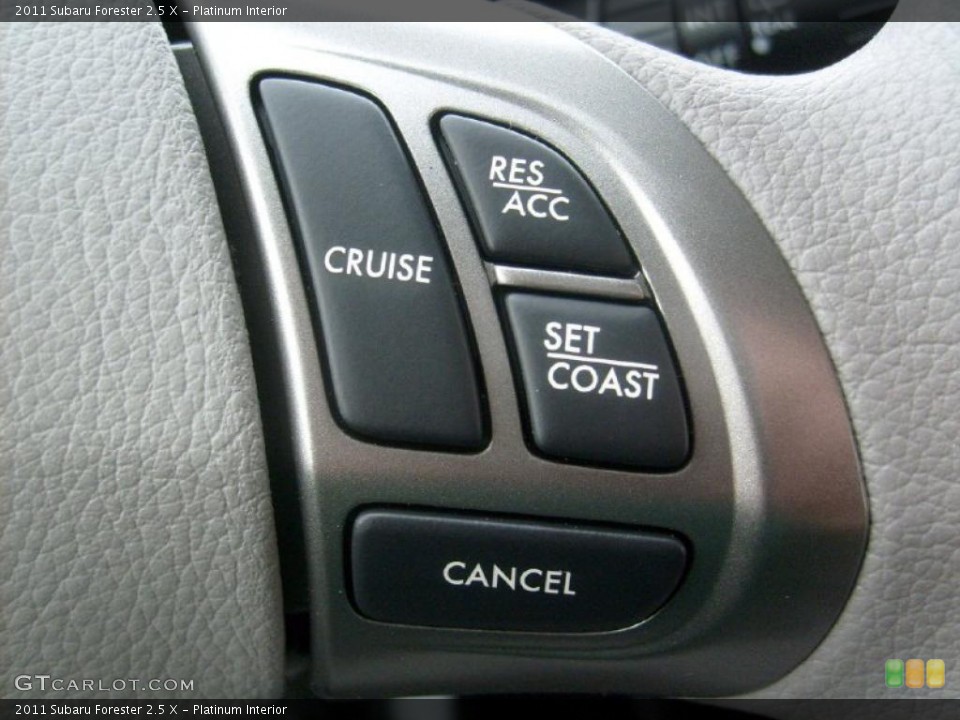 Platinum Interior Controls for the 2011 Subaru Forester 2.5 X #45566011