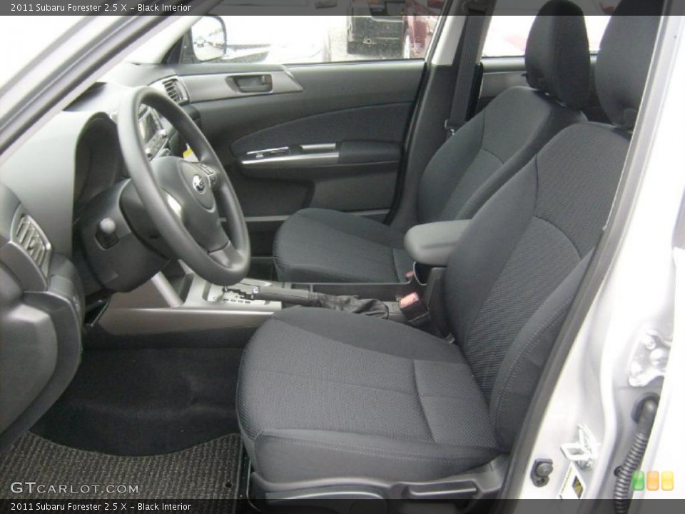 Black Interior Photo for the 2011 Subaru Forester 2.5 X #45566031