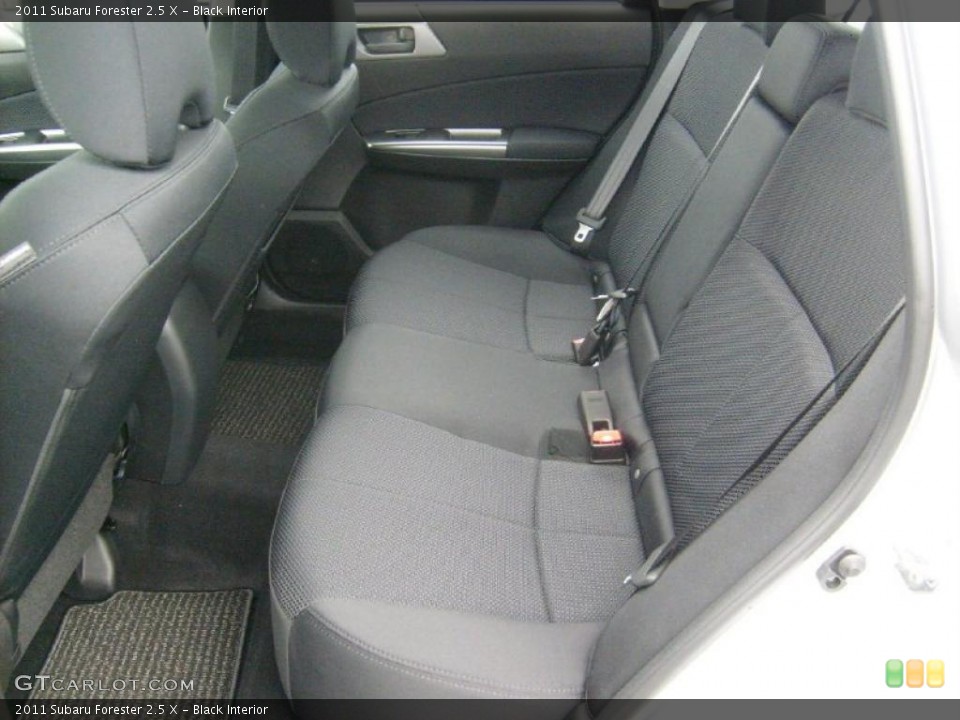 Black Interior Photo for the 2011 Subaru Forester 2.5 X #45566035