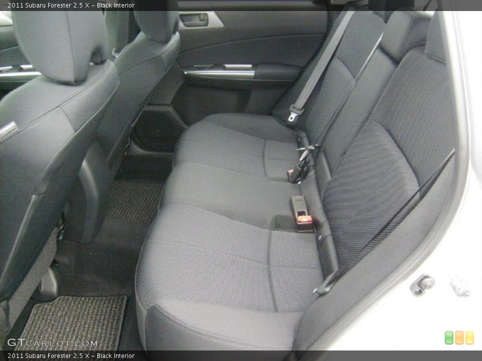 Black Interior Photo for the 2011 Subaru Forester 2.5 X #45566035
