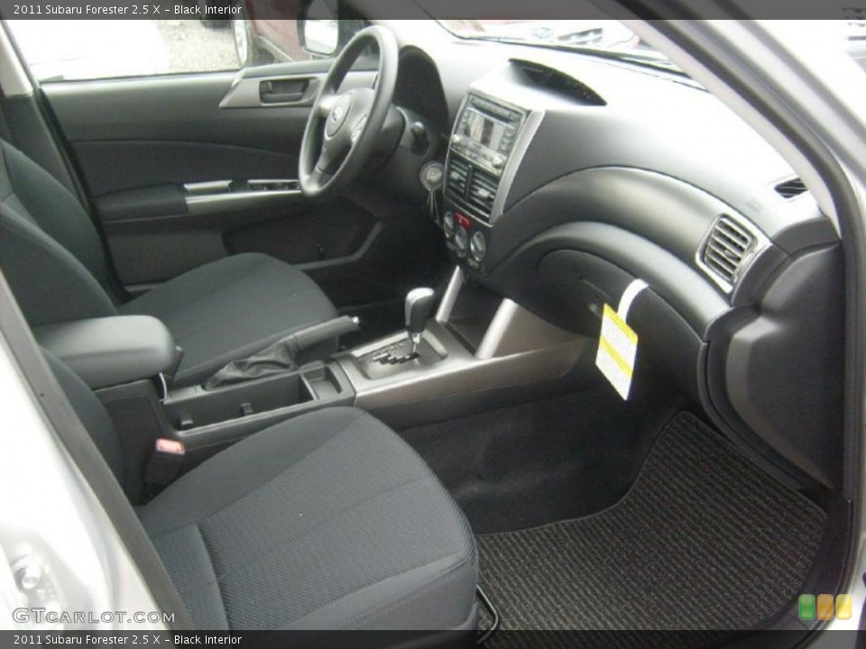 Black Interior Photo for the 2011 Subaru Forester 2.5 X #45566043