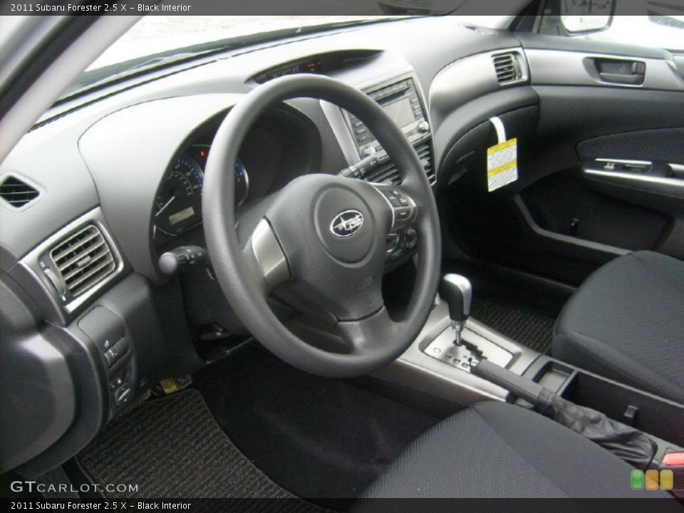 Black Interior Prime Interior for the 2011 Subaru Forester 2.5 X #45566071