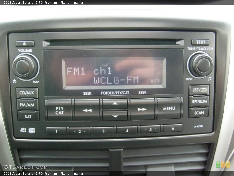 Platinum Interior Controls for the 2011 Subaru Forester 2.5 X Premium #45566351