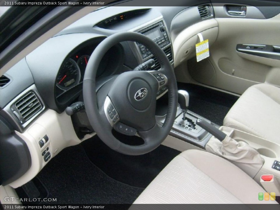 Ivory Interior Prime Interior for the 2011 Subaru Impreza Outback Sport Wagon #45567399