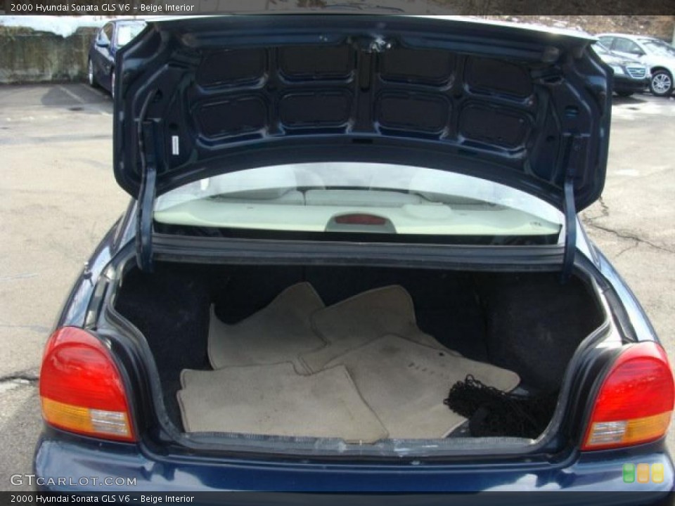 Beige Interior Trunk for the 2000 Hyundai Sonata GLS V6 #45567779