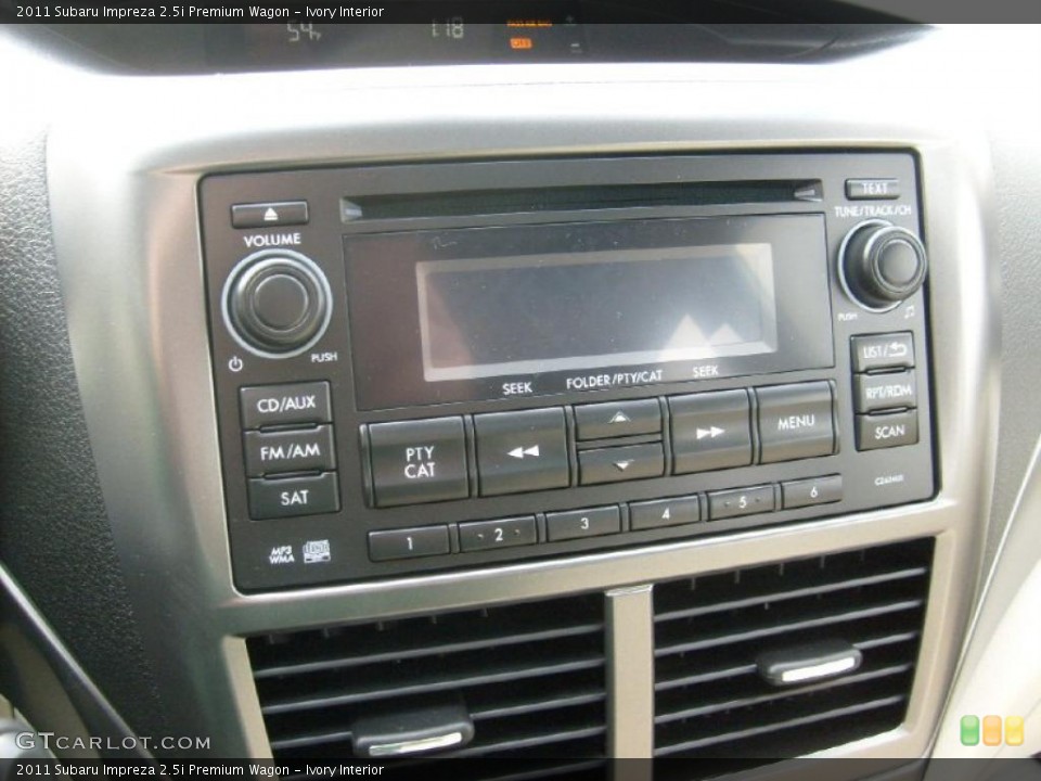 Ivory Interior Controls for the 2011 Subaru Impreza 2.5i Premium Wagon #45568003