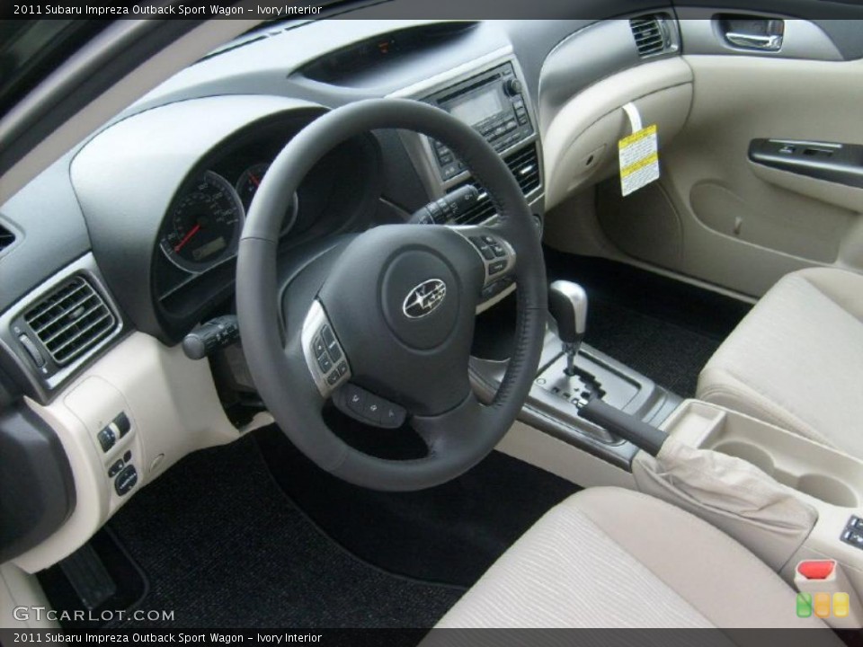 Ivory Interior Prime Interior for the 2011 Subaru Impreza Outback Sport Wagon #45568107