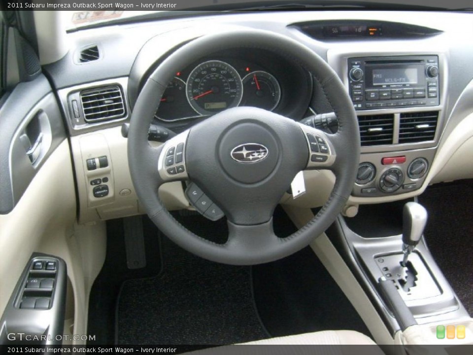 Ivory Interior Dashboard for the 2011 Subaru Impreza Outback Sport Wagon #45568123
