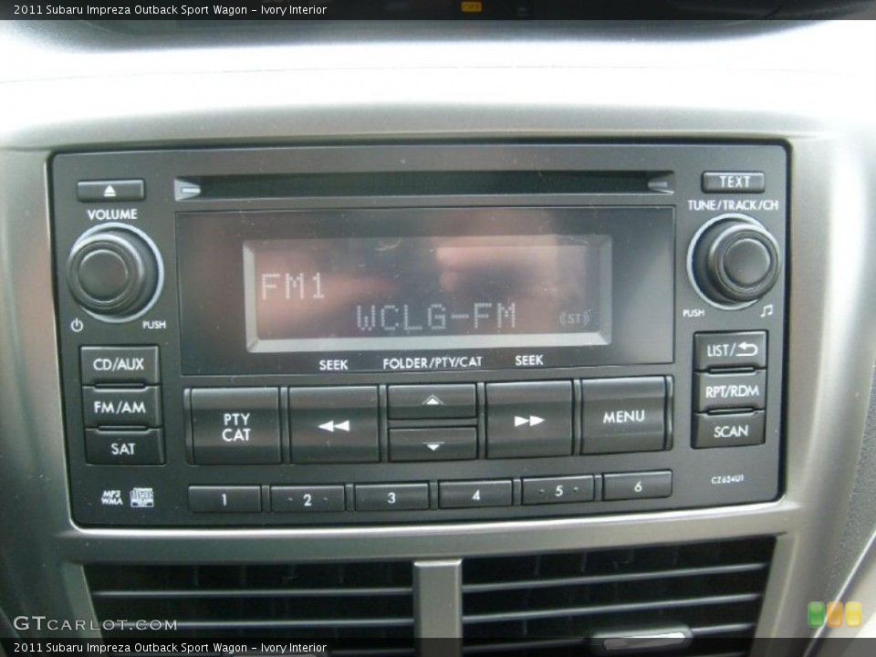 Ivory Interior Controls for the 2011 Subaru Impreza Outback Sport Wagon #45568151
