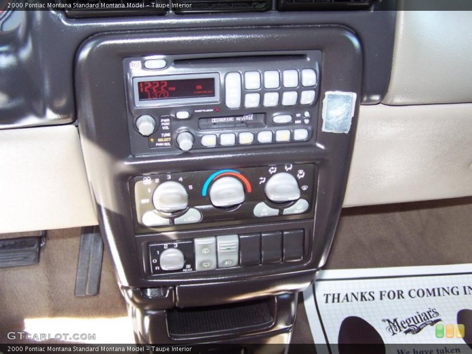 Taupe Interior Controls for the 2000 Pontiac Montana  #45568171