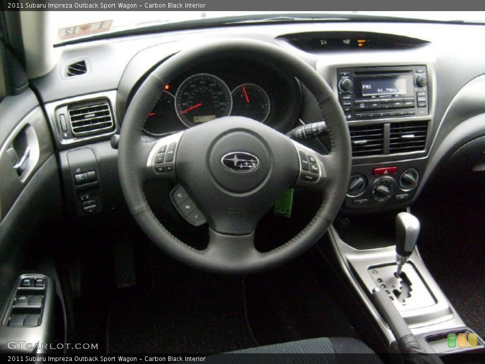Carbon Black Interior Dashboard for the 2011 Subaru Impreza Outback Sport Wagon #45568199