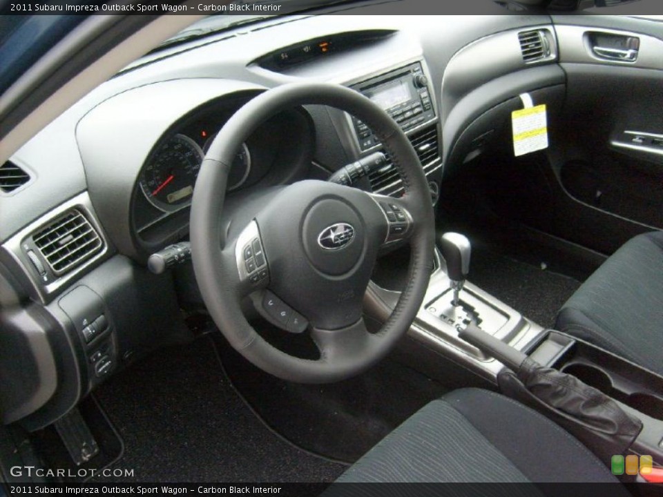 Carbon Black Interior Prime Interior for the 2011 Subaru Impreza Outback Sport Wagon #45568543