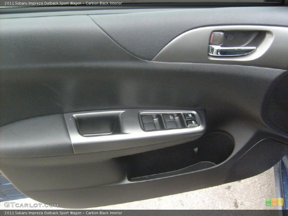 Carbon Black Interior Door Panel for the 2011 Subaru Impreza Outback Sport Wagon #45568555