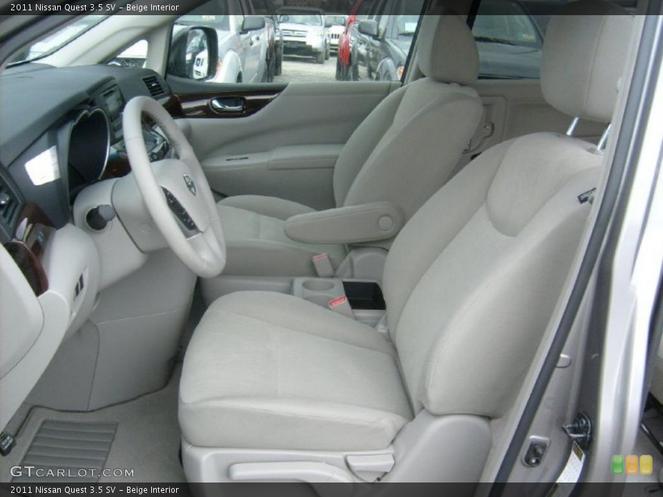 Beige Interior Photo for the 2011 Nissan Quest 3.5 SV #45568951