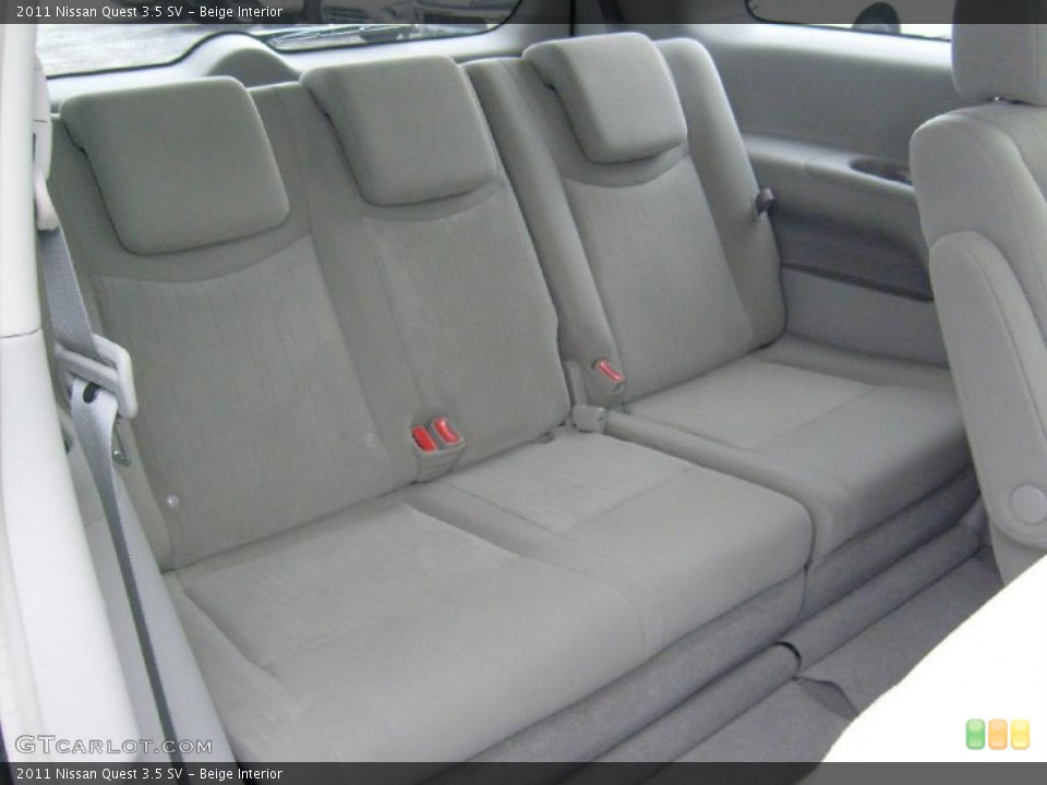 Beige Interior Photo for the 2011 Nissan Quest 3.5 SV #45568975