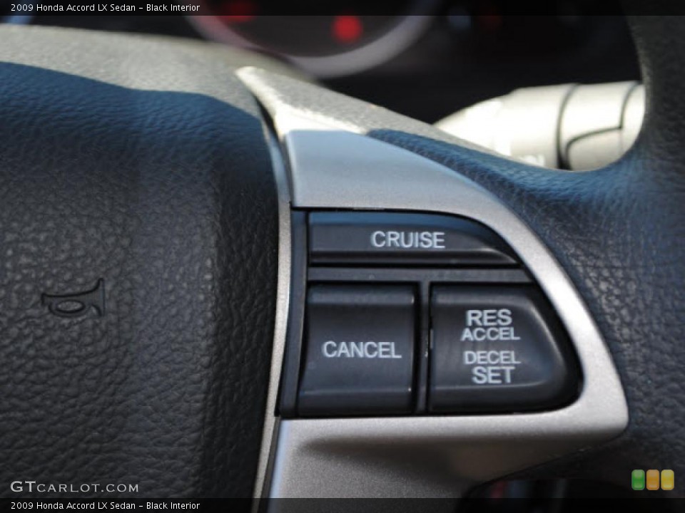 Black Interior Controls for the 2009 Honda Accord LX Sedan #45569267
