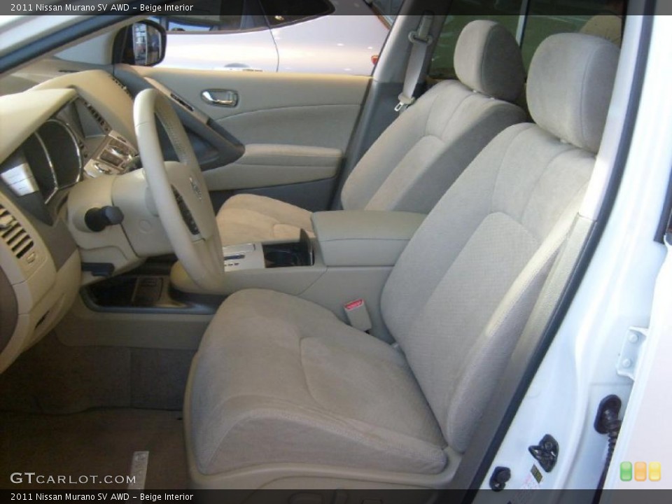 Beige Interior Photo for the 2011 Nissan Murano SV AWD #45569459