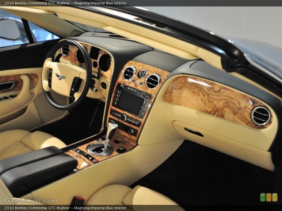 Magnolia/Imperial Blue Interior Dashboard for the 2010 Bentley Continental GTC Mulliner #45570283