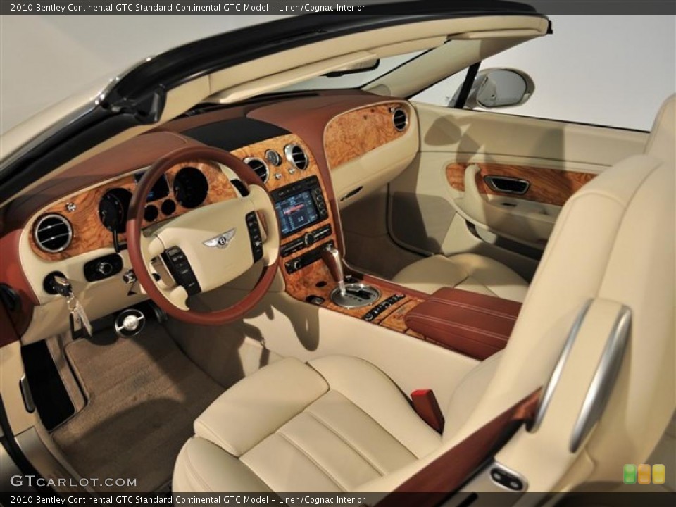 Linen/Cognac Interior Photo for the 2010 Bentley Continental GTC  #45570939
