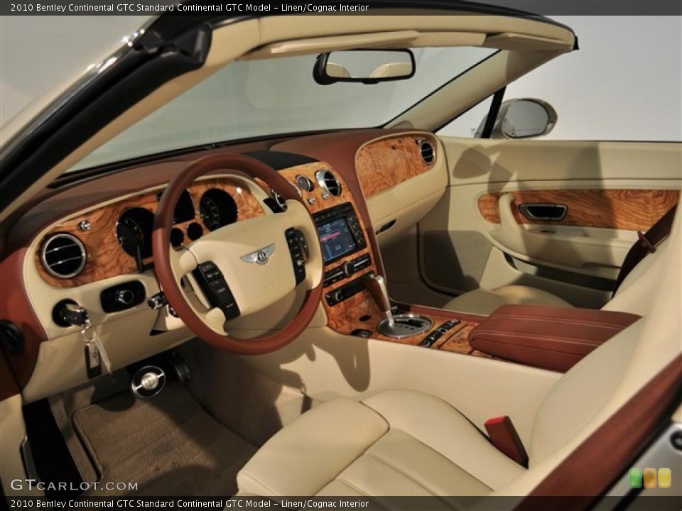 Linen/Cognac Interior Photo for the 2010 Bentley Continental GTC  #45570955