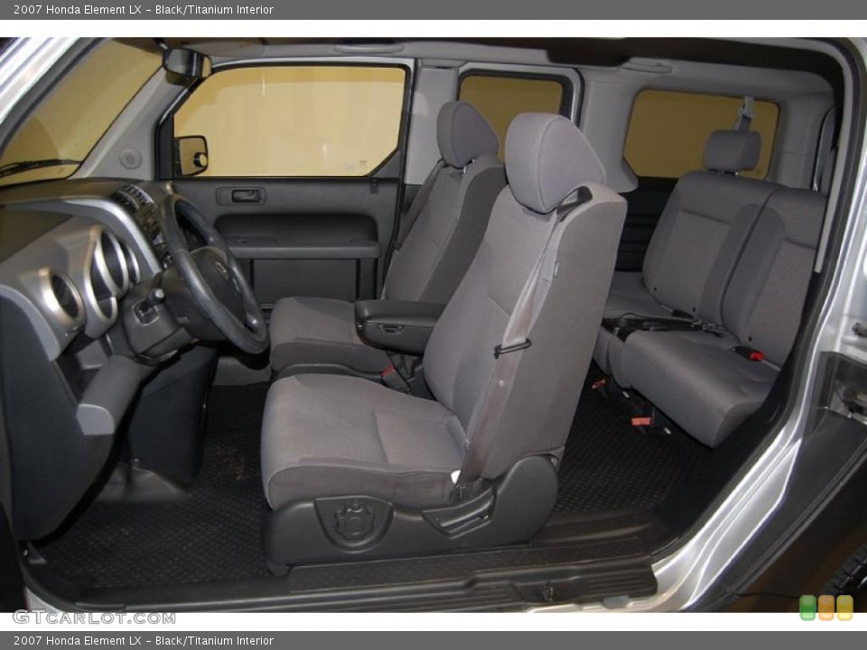 Black/Titanium Interior Photo for the 2007 Honda Element LX #45571619