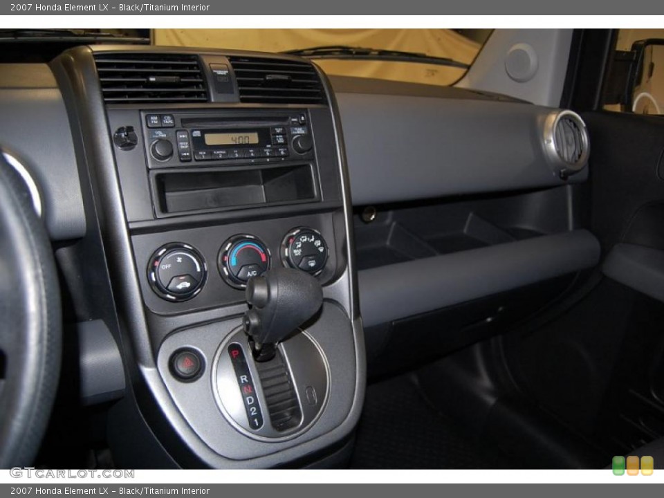 Black/Titanium Interior Controls for the 2007 Honda Element LX #45571659