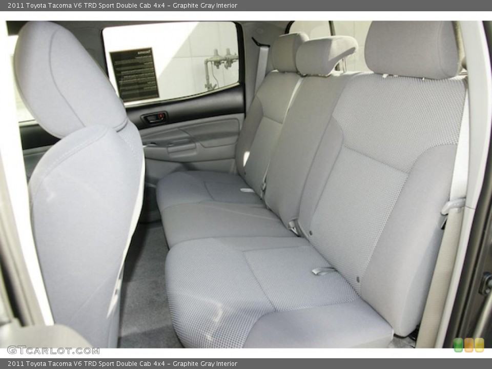 Graphite Gray Interior Photo for the 2011 Toyota Tacoma V6 TRD Sport Double Cab 4x4 #45572594