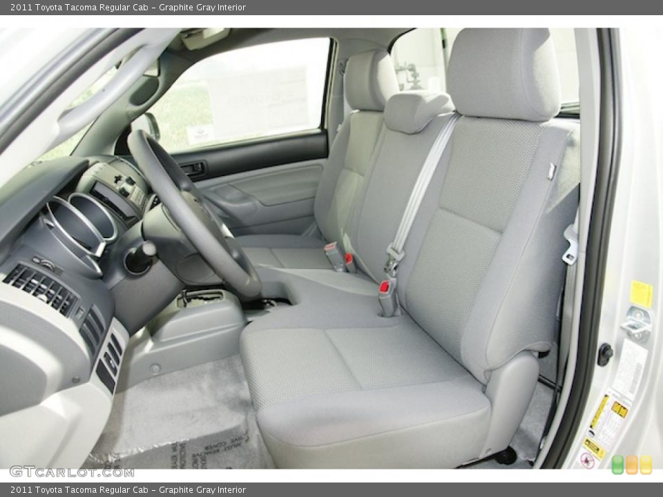 Graphite Gray Interior Photo for the 2011 Toyota Tacoma Regular Cab #45574016