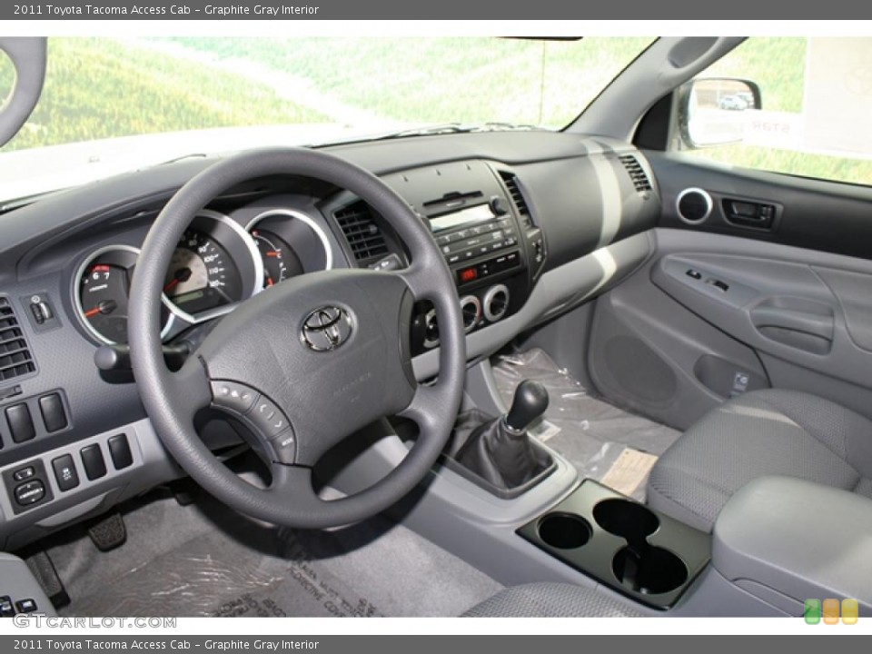 Graphite Gray Interior Photo for the 2011 Toyota Tacoma Access Cab #45574106