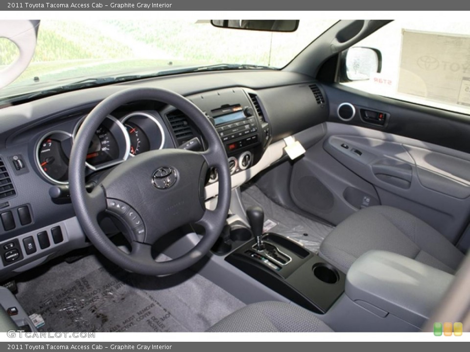 Graphite Gray Interior Prime Interior for the 2011 Toyota Tacoma Access Cab #45574162
