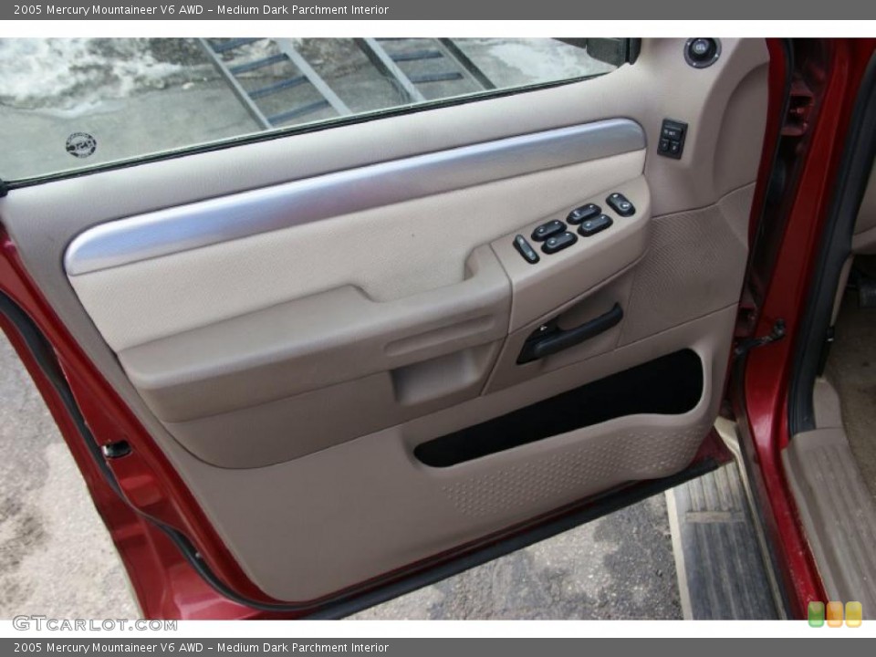 Medium Dark Parchment Interior Door Panel for the 2005 Mercury Mountaineer V6 AWD #45574706