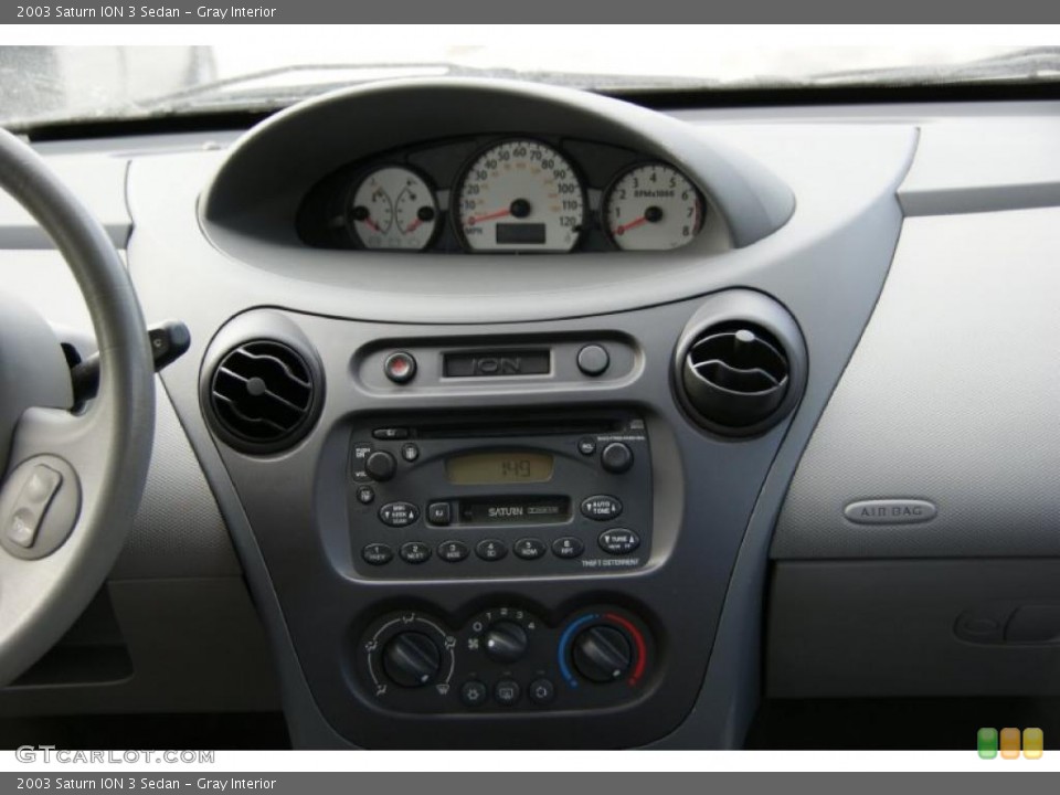 Gray Interior Controls for the 2003 Saturn ION 3 Sedan #45575154