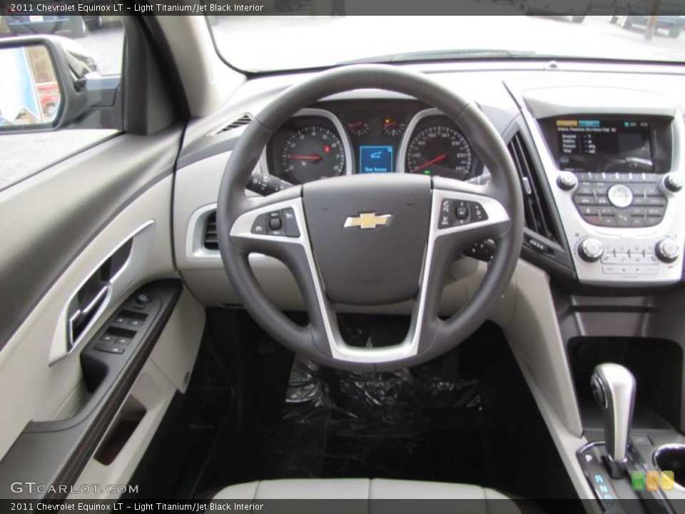 Light Titanium/Jet Black Interior Steering Wheel for the 2011 Chevrolet Equinox LT #45575398