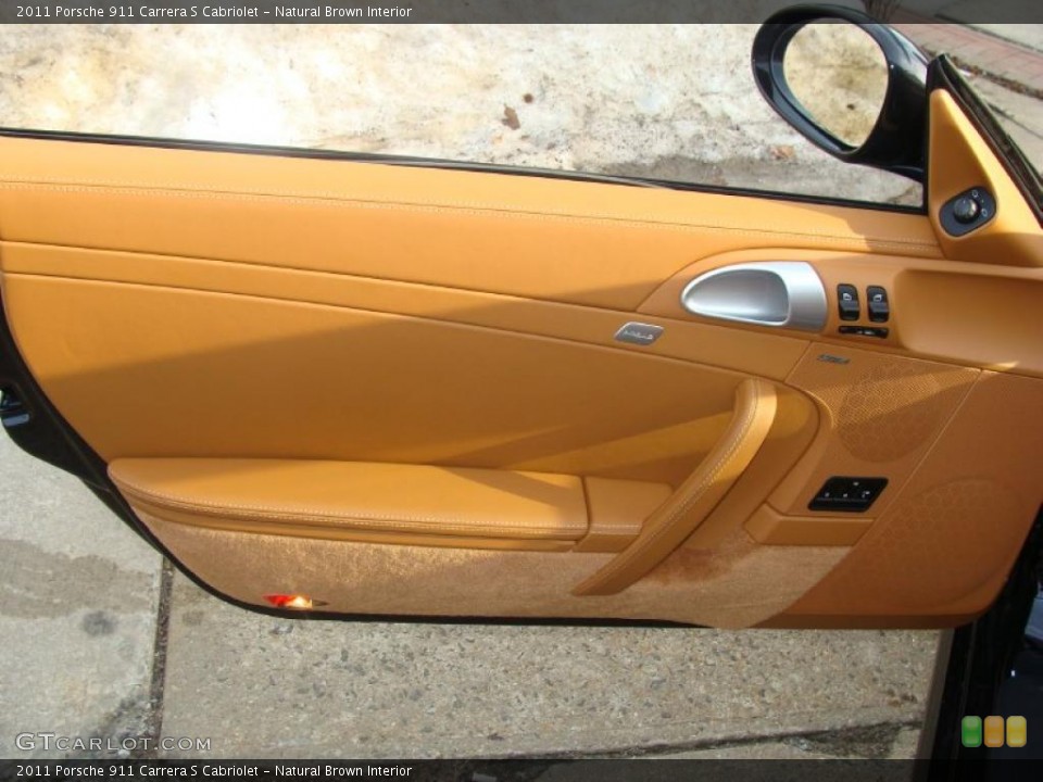Natural Brown Interior Door Panel for the 2011 Porsche 911 Carrera S Cabriolet #45580491