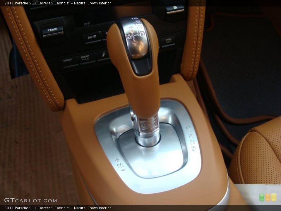 Natural Brown Interior Transmission for the 2011 Porsche 911 Carrera S Cabriolet #45580611