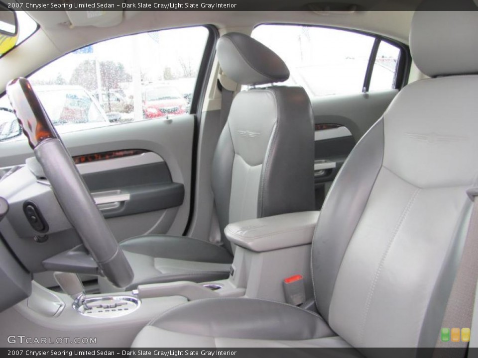 Dark Slate Gray/Light Slate Gray Interior Photo for the 2007 Chrysler Sebring Limited Sedan #45581743