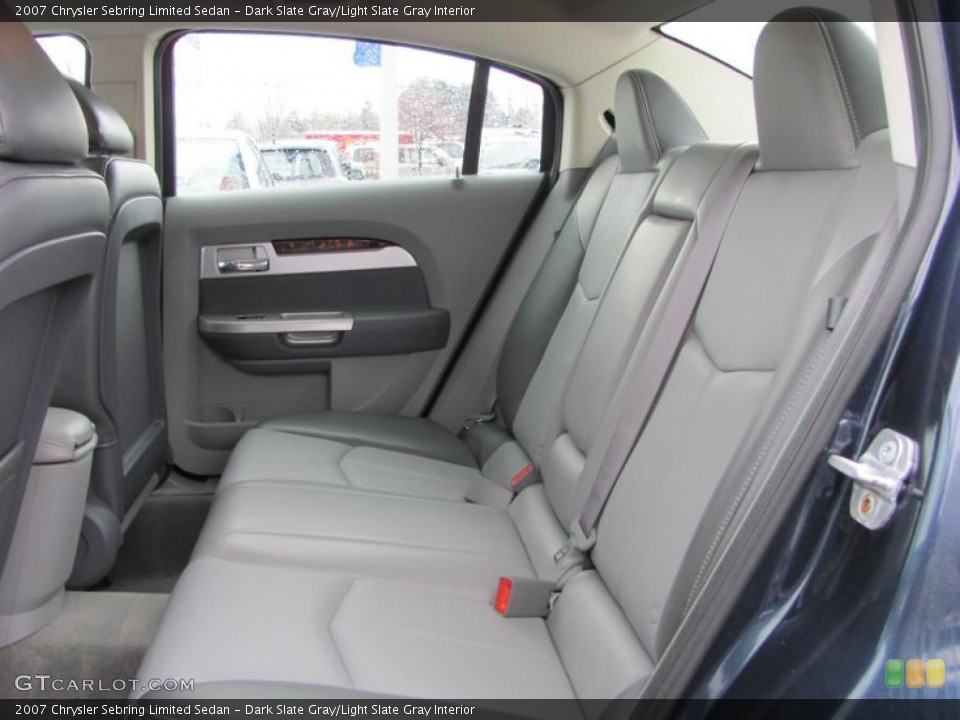 Dark Slate Gray/Light Slate Gray Interior Photo for the 2007 Chrysler Sebring Limited Sedan #45581771