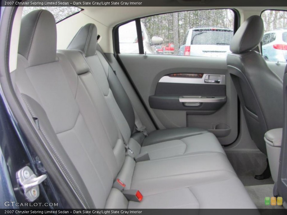 Dark Slate Gray/Light Slate Gray Interior Photo for the 2007 Chrysler Sebring Limited Sedan #45581835
