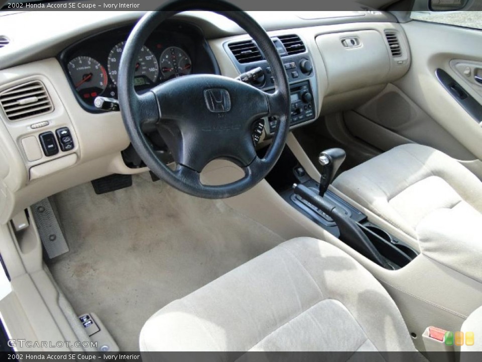Ivory Interior Prime Interior for the 2002 Honda Accord SE Coupe #45582619
