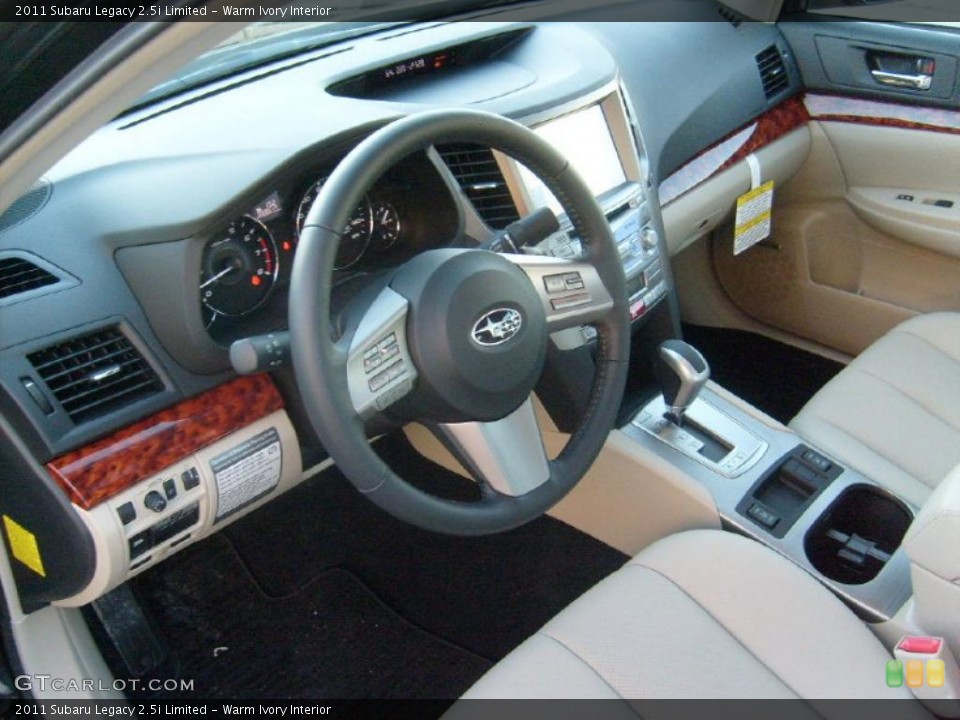 Warm Ivory Interior Prime Interior for the 2011 Subaru Legacy 2.5i Limited #45582999