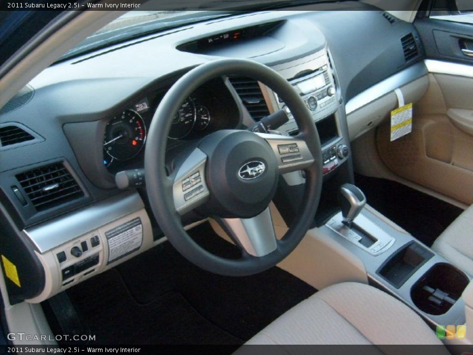 Warm Ivory Interior Photo for the 2011 Subaru Legacy 2.5i #45584727
