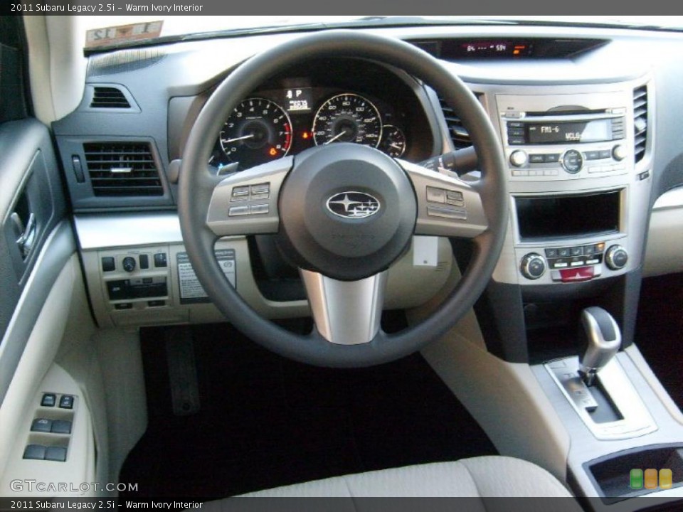 Warm Ivory Interior Dashboard for the 2011 Subaru Legacy 2.5i #45584759