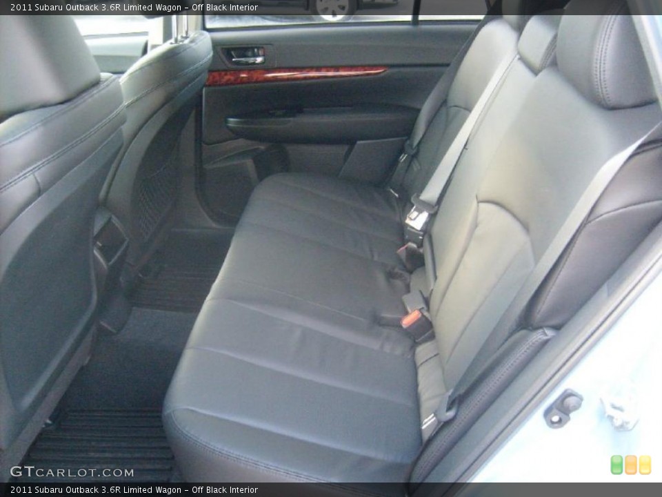 Off Black Interior Photo for the 2011 Subaru Outback 3.6R Limited Wagon #45585375