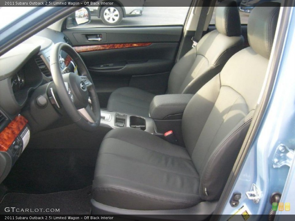 Off Black Interior Photo for the 2011 Subaru Outback 2.5i Limited Wagon #45585511