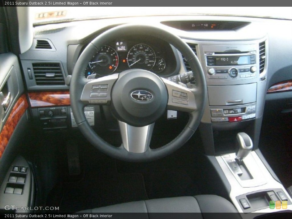 Off Black Interior Dashboard for the 2011 Subaru Outback 2.5i Limited Wagon #45585671