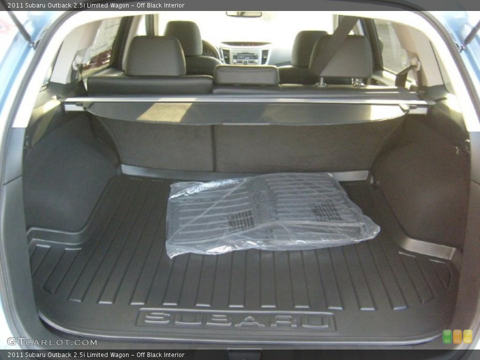 Off Black Interior Trunk for the 2011 Subaru Outback 2.5i Limited Wagon #45585683