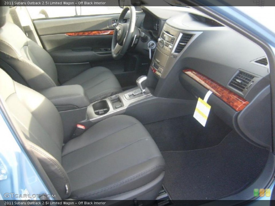Off Black Interior Photo for the 2011 Subaru Outback 2.5i Limited Wagon #45585707