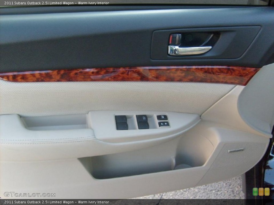Warm Ivory Interior Door Panel for the 2011 Subaru Outback 2.5i Limited Wagon #45585827