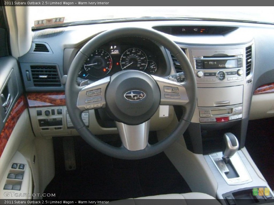 Warm Ivory Interior Dashboard for the 2011 Subaru Outback 2.5i Limited Wagon #45585840